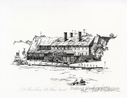 Drawing - "St. Clair Inn"