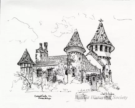 Drawing - "Curwood Castle" - m