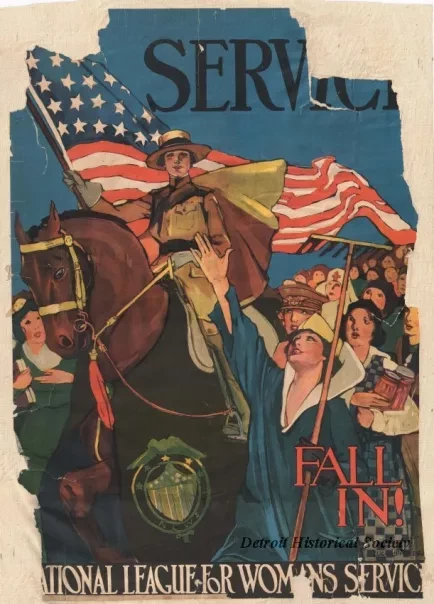 Poster - SERVICE FALL IN!