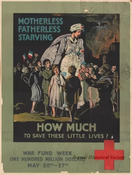Poster - Motherless Fatherless Starving.
HOW MUCH To Save These Little Lives?