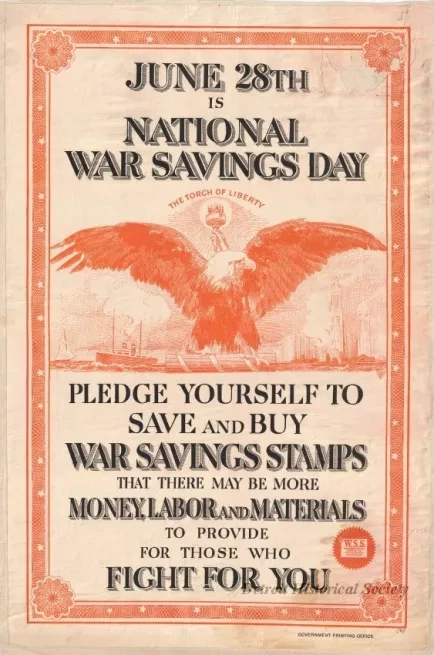 Poster - June 28th Is National War Savings Day