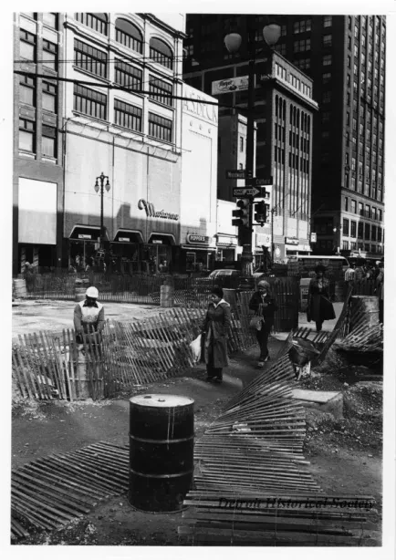 Print, Photographic - Woodward Ave., & Clifford, South, Southeast View