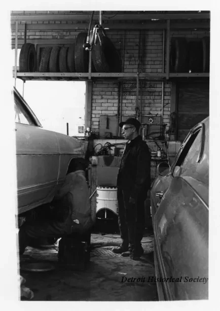 Print, Photographic - Texaco Gas Station, 8041 John R, Detroit, MI