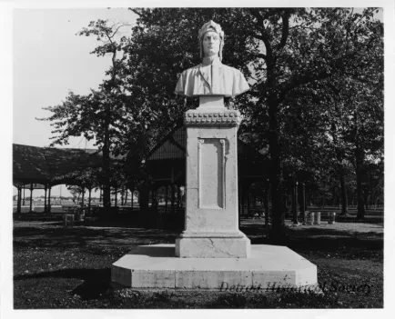 Print, Photographic - Detroit-Belle Isle; Dante Monument