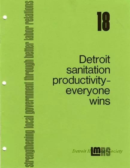 Brochure - Detroit Sanitation Productivity - Everyone Wins