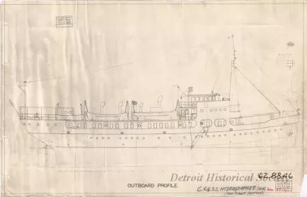 Drawing, Technical - Outboard Profile