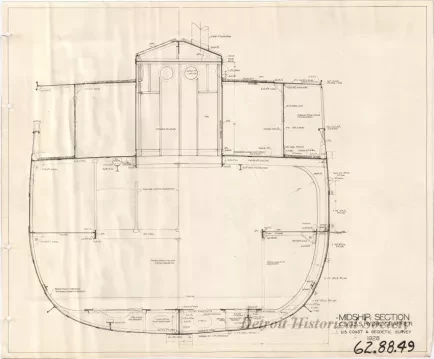 Drawing, Technical - Midship Section
C&GSS Hydrographer