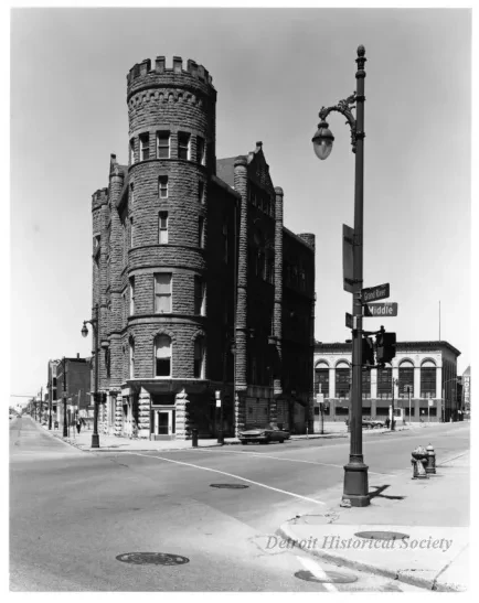 Print, Photographic - G.A.R. Hall, Grand River and Cass