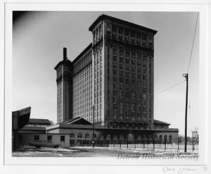 Print, Photographic - Michigan Central Railroad Depot, Detroit, MI