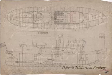 Drawing, Technical - General Arrangement
(Fireboat, Hull No. 8)