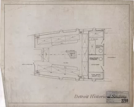 Drawing, Technical - After Crews Space for Tug Frank Perry