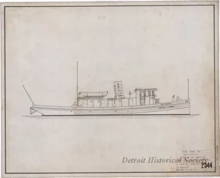Drawing, Technical - Steel Harbor Tug
(Hull No. 64)