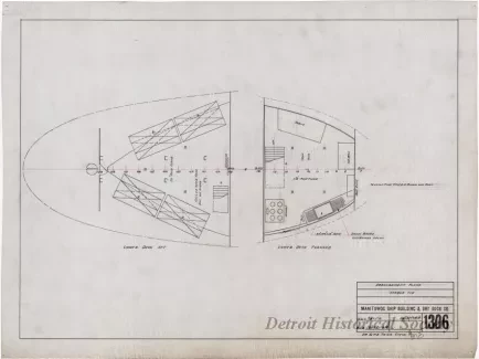 Drawing, Technical - Arrangement Plans, Harbor Tug
(Hull No. 64)