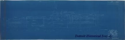 Blueprint - 94 Foot Rescue Boat,
Inboard Arrangement Profile