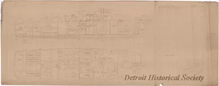 Drawing, Technical - 63 Ft. Aircraft Rescue Boat - Mark 3,
Inboard Profile & Arrangement Plan