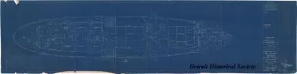 Blueprint - 176' Supply Vessels,
General Arrangement - Main Deck