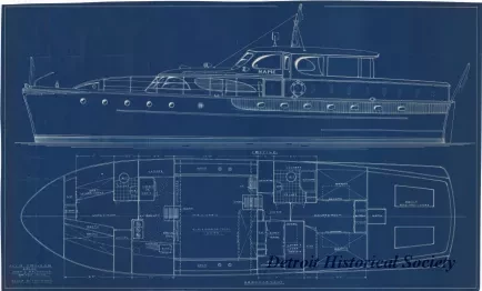 Blueprint - Arrangement, 56' x 15' Cruiser