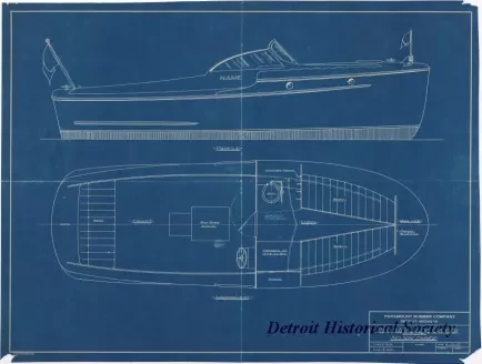 Blueprint - 25' 0" O.A. [Overall] Plastic Cruiser