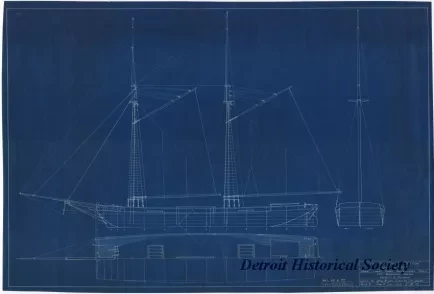 Blueprint - Scow Schooner "Milton"