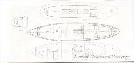 Photocopy - Str. No. 127, Deck & Cabin Plan