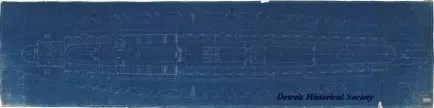 Blueprint - Hull No. 187,
Upper Deck Joiner Plans