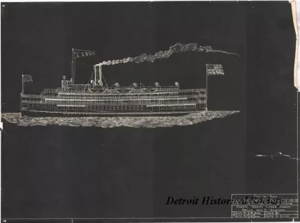 Drawing, Technical - SS Put-In-Bay