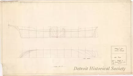 Drawing, Technical - Hull Plan
(James. F. Joy)