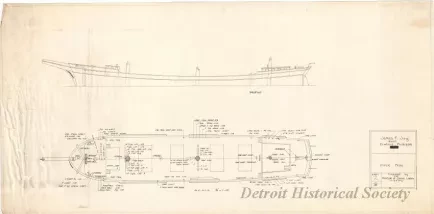 Drawing, Technical - Deck Plan
(James F. Joy)