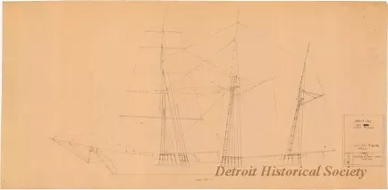 Blueprint - Sail and Rigging Plan
(James F. Joy)