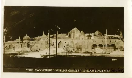 Postcard - "The Awakening"--World's Greatest Outdoor Spectacle
