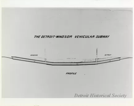 Image, Digital - The Detroit-Windsor Vehicular Subway