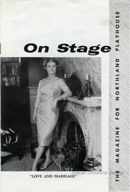 Program, Theater - On Stage, The Magazine for Northland Playhouse, Vol. 9, No. 9