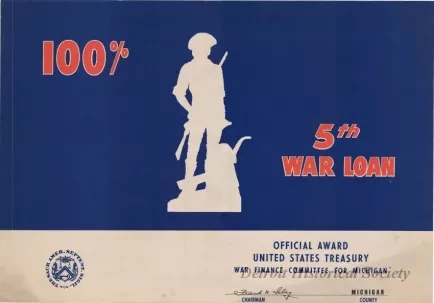 Poster - 100% 5th War Loan