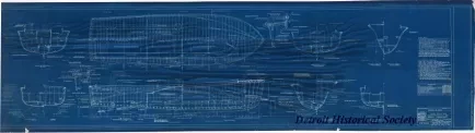 Blueprint - 40 Foot Utility Boat,
Construction Plan and General Arrangement