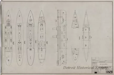 Drawing, Technical - Deck Plans & Profile
