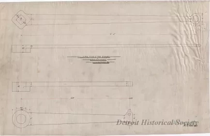 Drawing, Technical - Tillers for Strs. 59 & 60