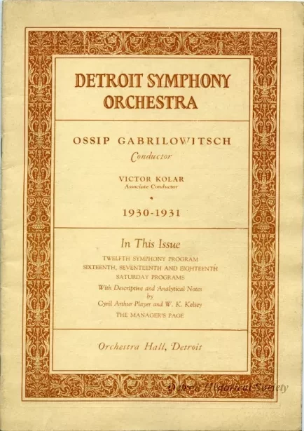 Program, Concert