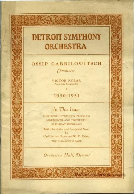 Program, Concert