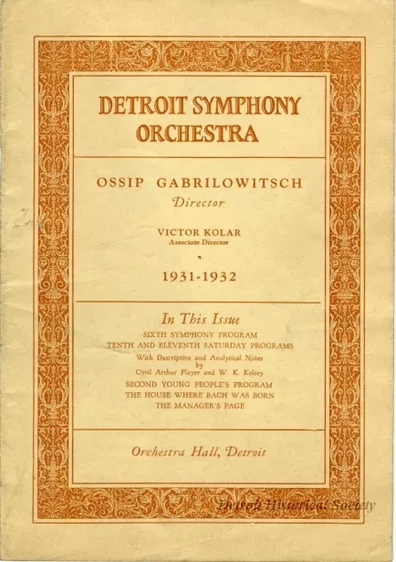 Program, Concert