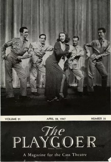 Program, Theater - The Playgoer, Volume 21, Number 35