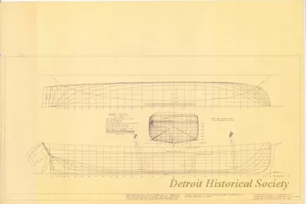 Blueprint - Alvin Clark, Hull Lines