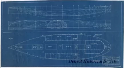Blueprint - Great Lakes Excursion Steamer, Put-In-Bay