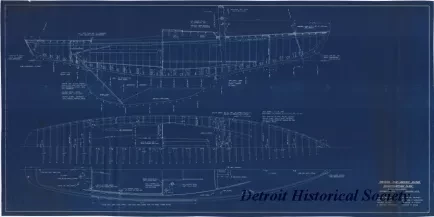 Blueprint - Yankee One-Design Class Construction Plan