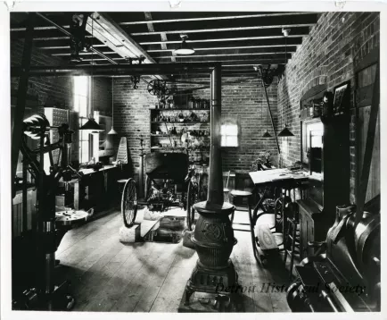Print, Photographic - Ford workshop at 58 Bagley Ave.