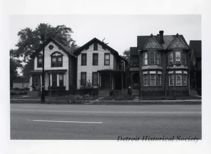 Print, Photographic - 2925/2927/2931/2933 Trumbull, Detroit, MI
