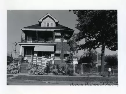 Print, Photographic - 3386 and 3384 16th Street, Detroit, Michigan