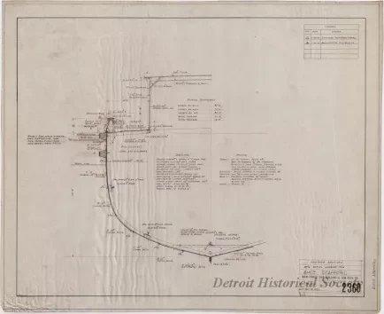 Drawing, Technical - Midship Section, 87' 6" Steel Harbor Tug, Alice Stafford