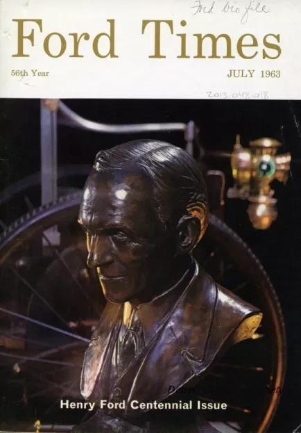 Magazine - Ford Times Henry Ford Centennial Issue