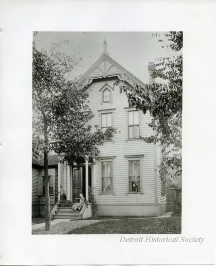 Print, Photographic - 70 E. Alexandrine, the neighbors of Henry and Clara Ford