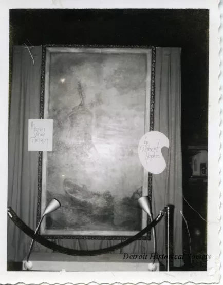 Print, Photographic - Painting from the Detroit Historical Museum Robert Hopkin exhibit